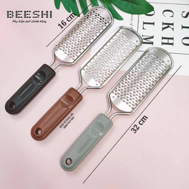 Chà gót chân- beeshi shop nail lỗ to , dụng cụ chà gót chân inox