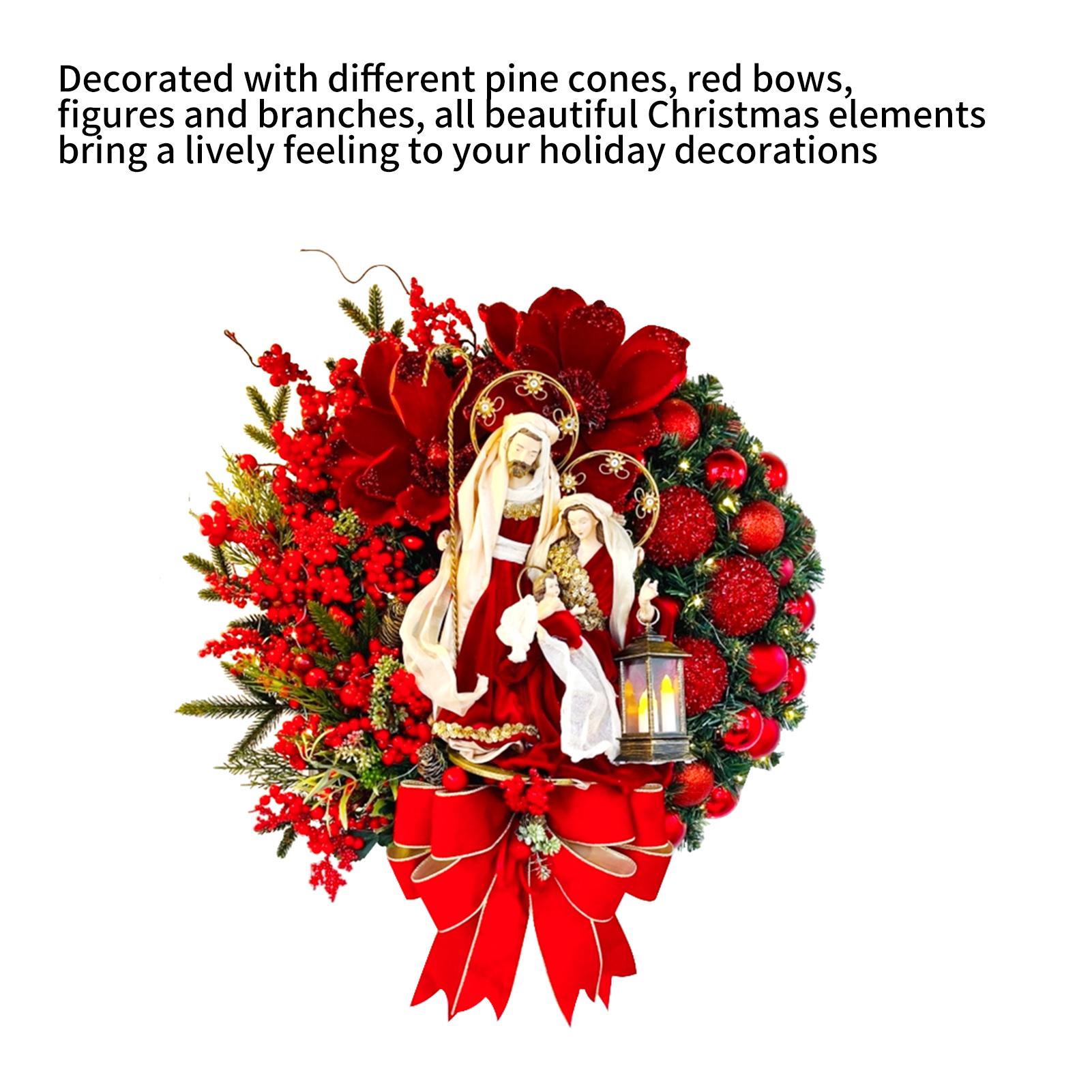 Vòng Hoa Trang Trí Cửa Giáng Sinh