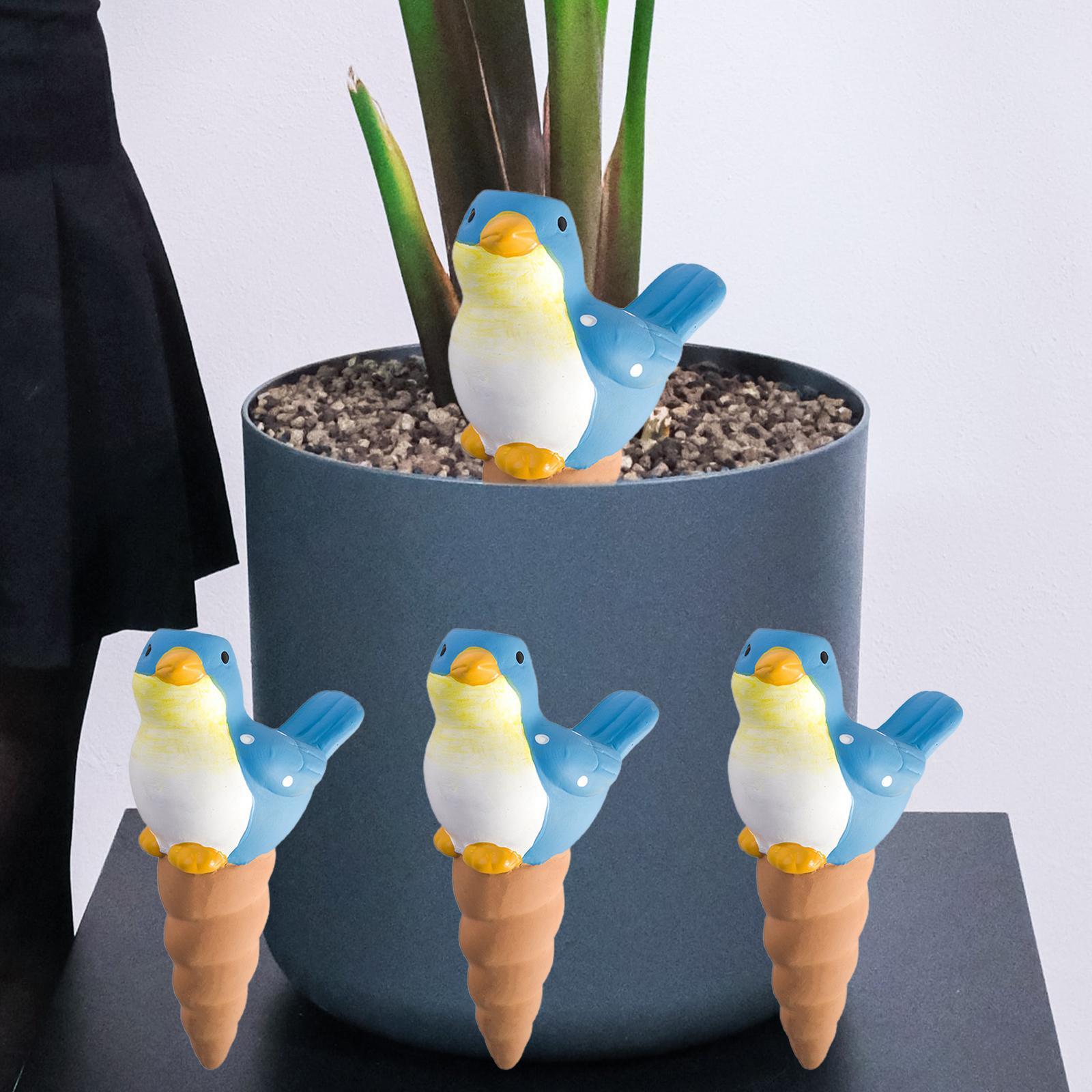 4 Pieces Cute Water Seepage Device Practical for Bonsai Outdoor Garden