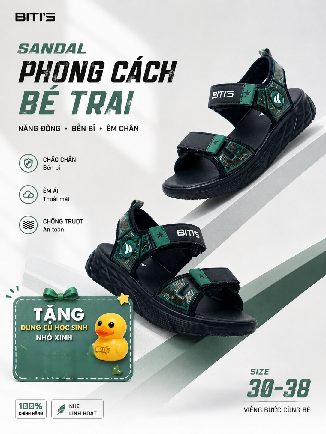 Sandal Biti's bé trai (30-38)
