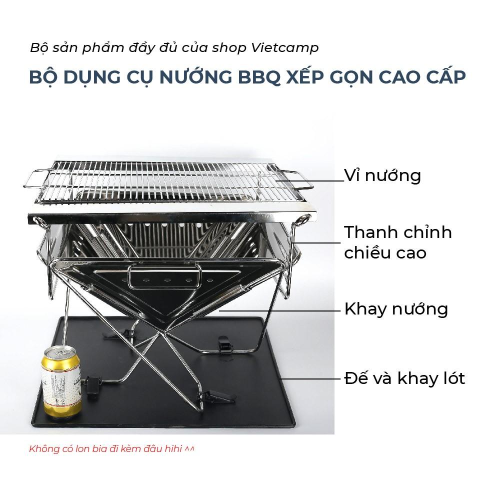 Khay nướng than chống gỉ xếp gọn - Size M