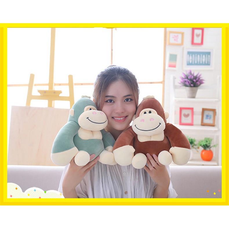 GẤU BÔNG KHỈ KINGKONG (25CM) VẢI MINISO SIÊU MỀM MỊN, HÀNG LOẠI 1 CAO CẤP, AN TOÀN CHO NGƯỜI TIÊU DÙNG