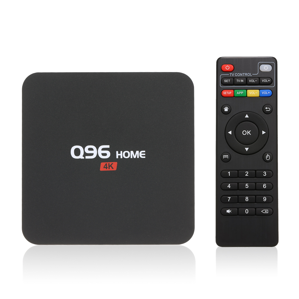 Hộp TV Thông Minh Q96 Home Android 8.1 RK3229 Quad Core UHD 4K Cho Trình Phát Video Media Player 1Gb / 8Gb 2.4g WiFi H.265 VP9 HDR10