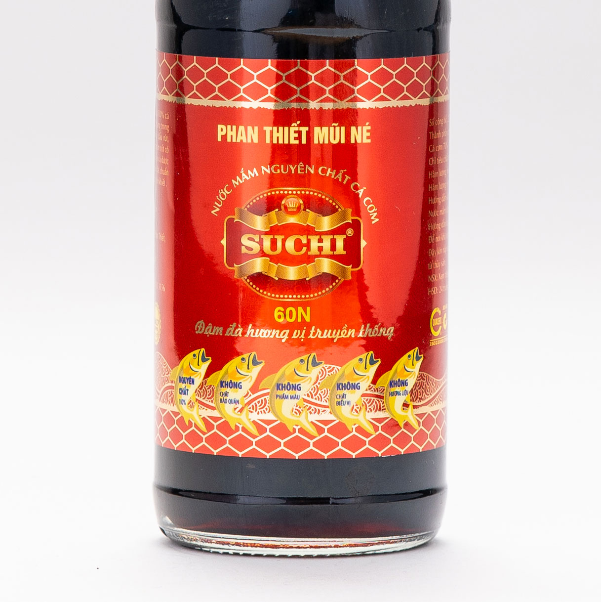 Nước Mắm Cá Cơm Truyền Thống có US FDA Xuất Khẩu Suchi 60N 310ml X 4 CHAI