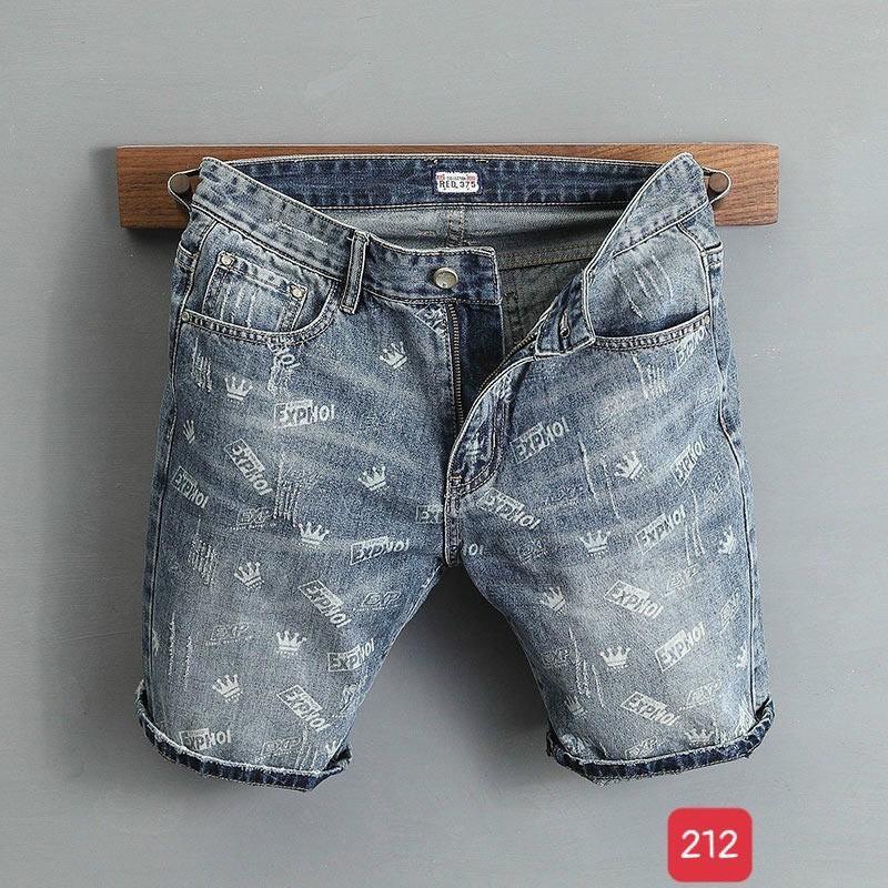 Quần Sọt Jean Nam màu Xanh Nhạt, Quần Short Nam, Quần Đùi Nam thời trang cao cấp MuradFashion MS213