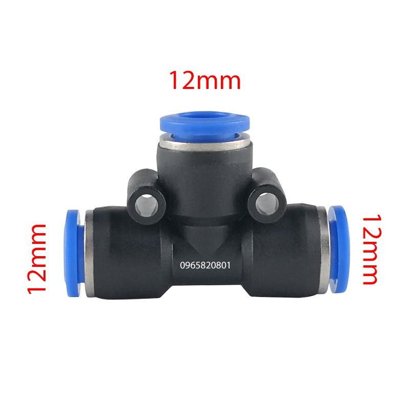 Đầu cút nối nhanh chữ T ống 6,8,10,12