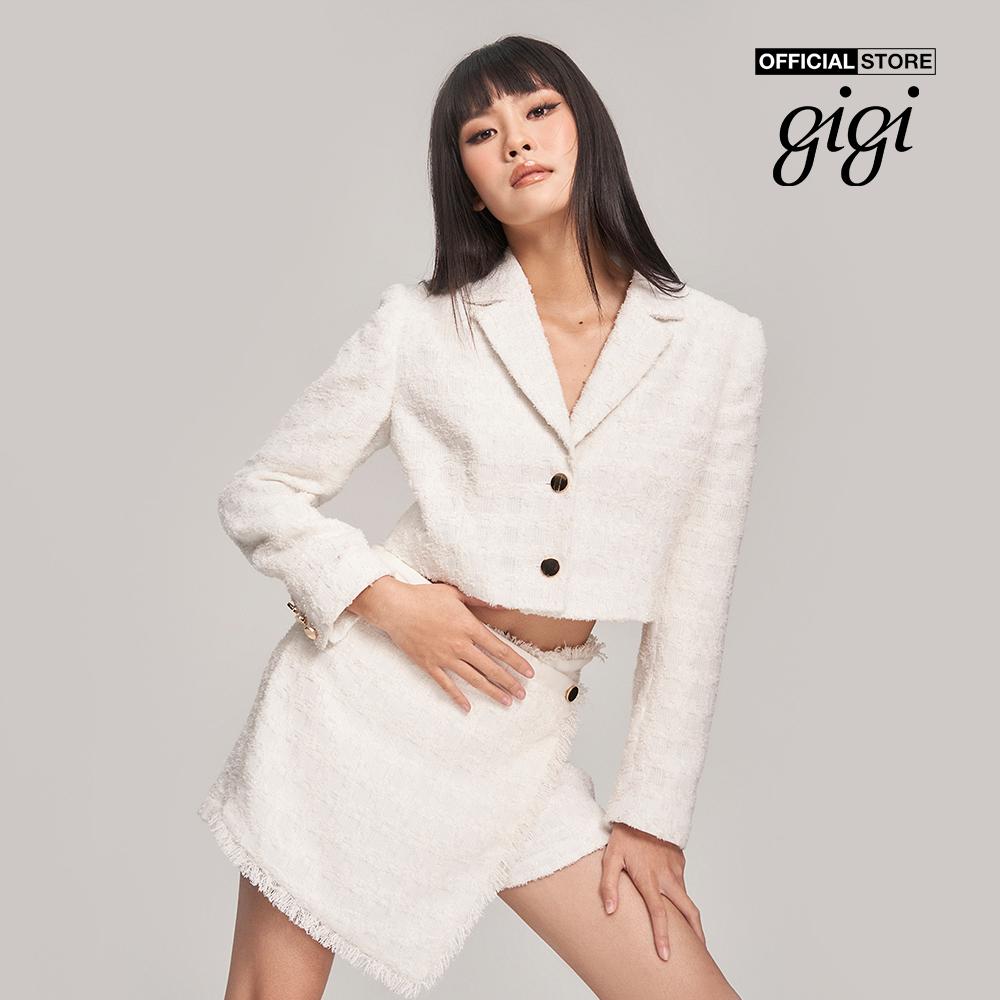 GIGI - Áo blazer nữ tay dài phom croptop trẻ trung G1403O222618