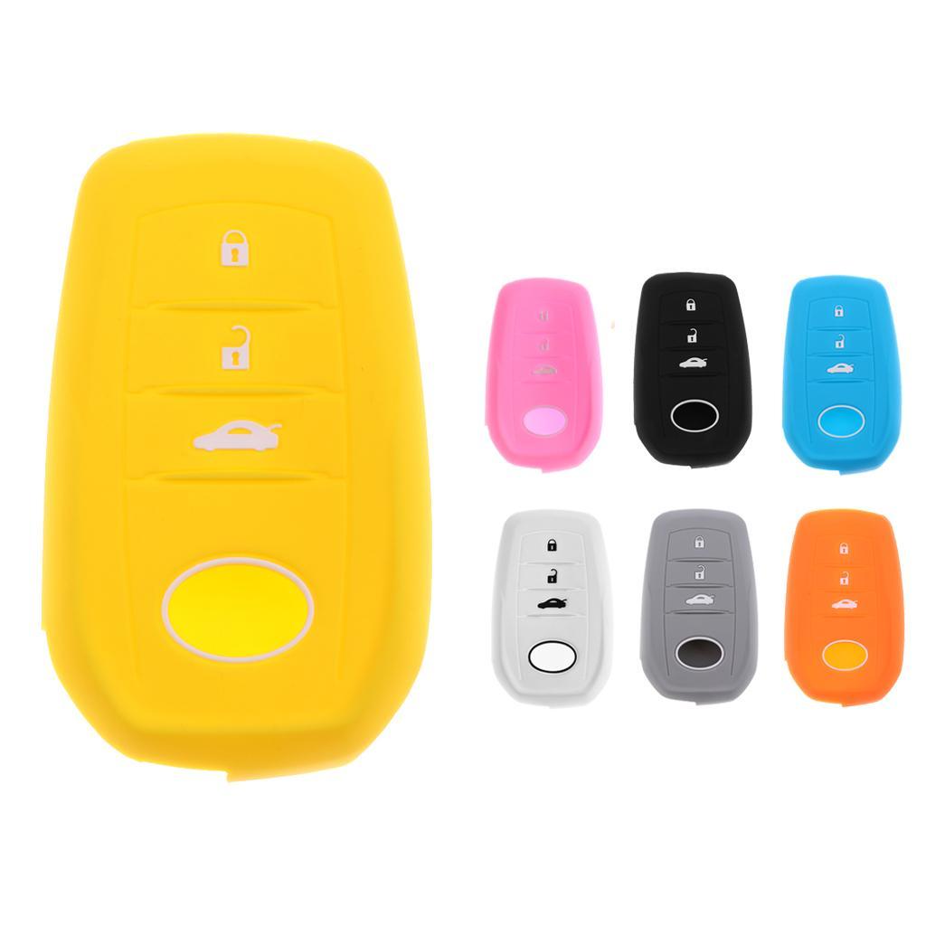 Car Key Silicone 3 Buttons Protective Case Cover For