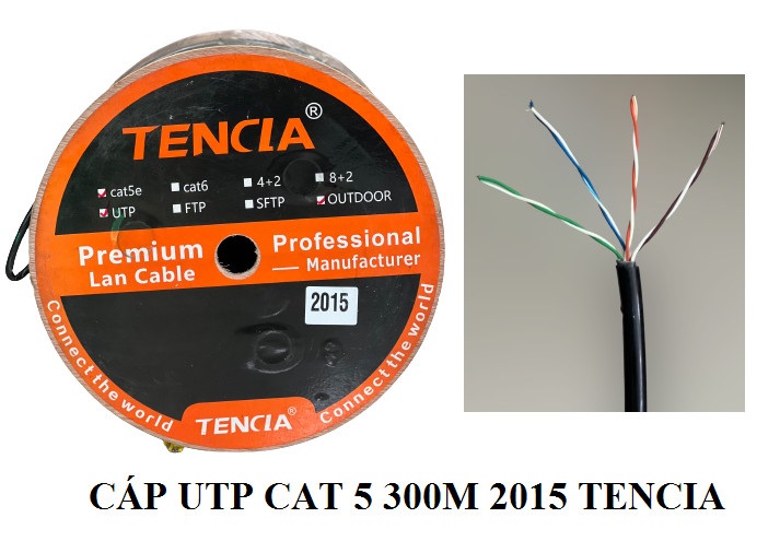 Cáp STP CAT 5 2015 300M TENCIA