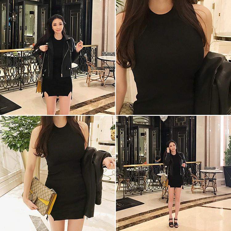 Đầm nữ 3 lỗ xẻ đùi thời trang XIXO mã DAM0033