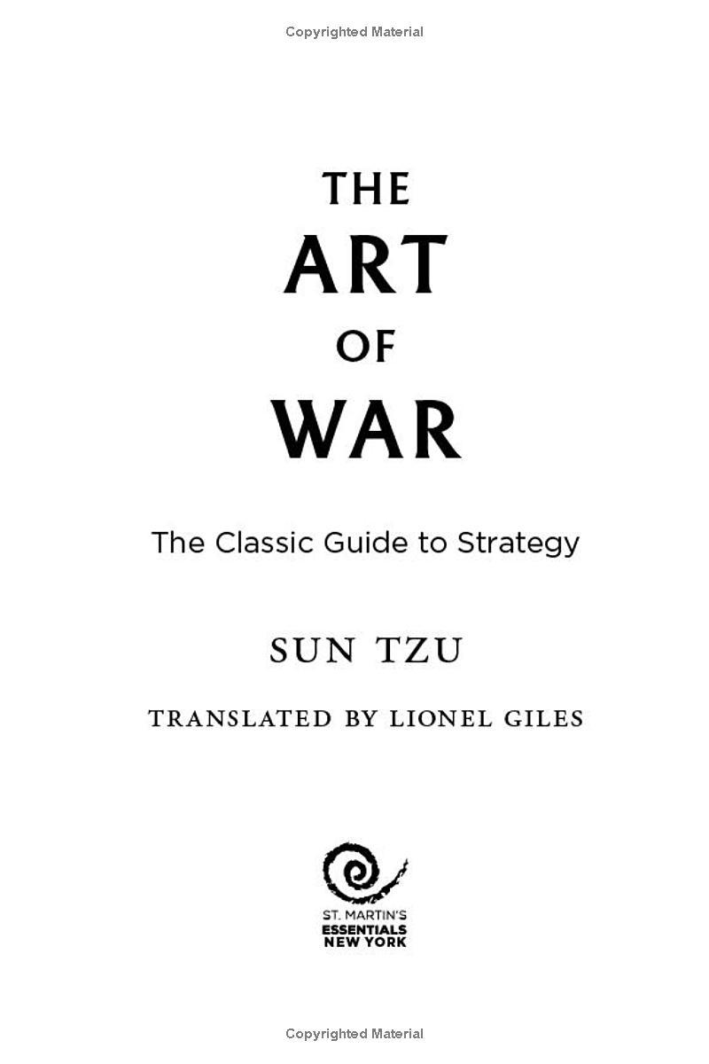 The Art Of War: The Classic Guide To Strategy: Essential Pocket Classics