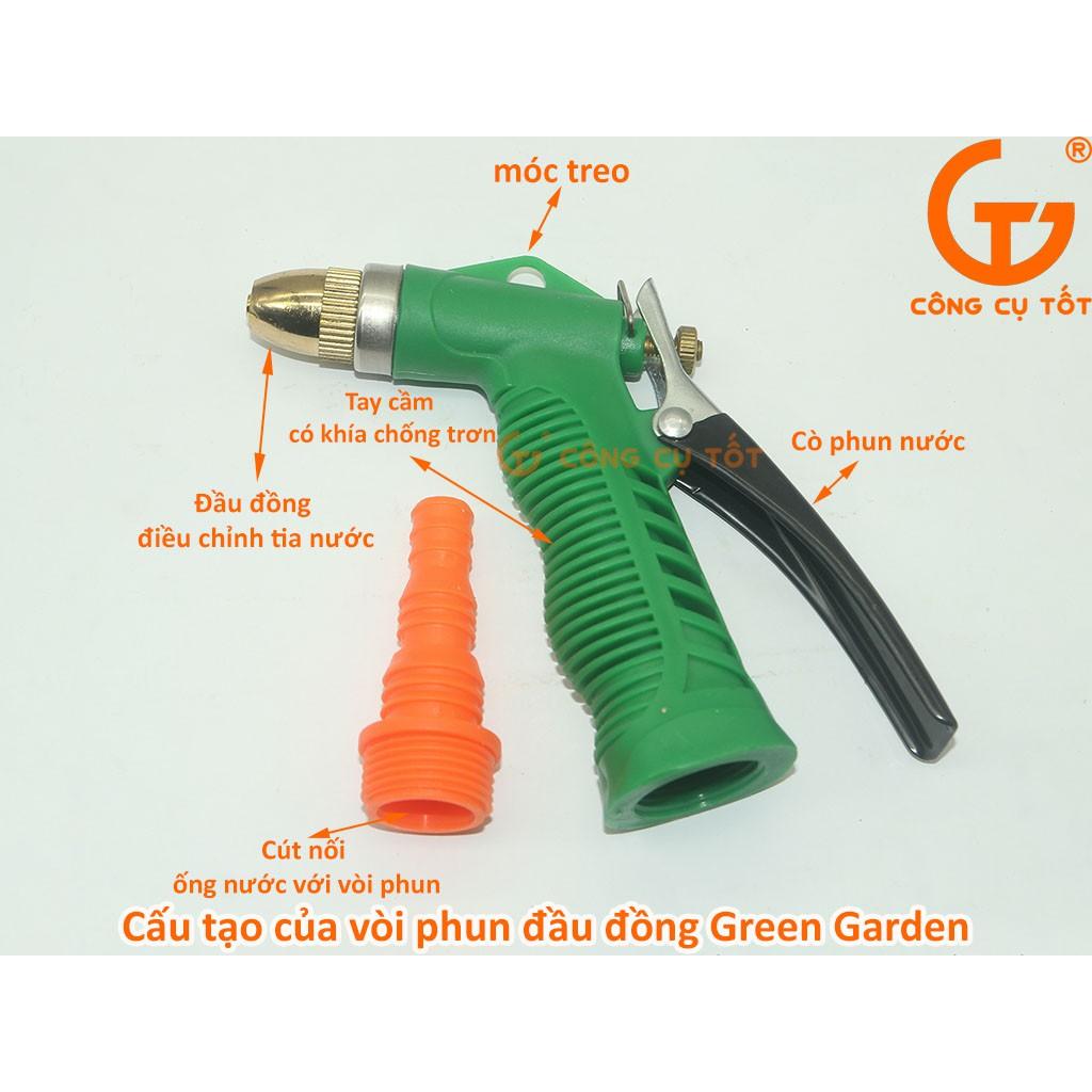 Vòi xịt nước đầu đồng Hệ inch