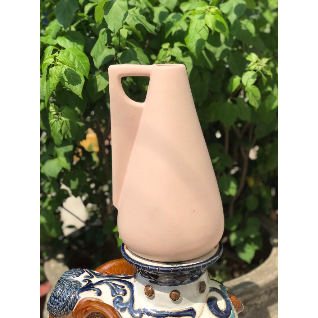 BÌNH HOA GỐM SỨ XUẤT KHẨU TRANG TRÍ DECOR BÌNH CẤM HOA XK27