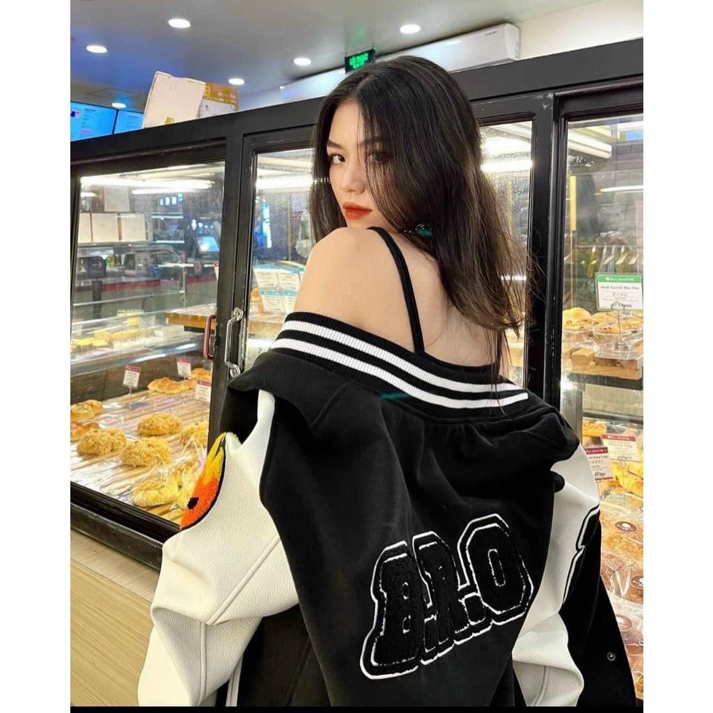 Áo Bomber khoác dù B.R.O nam nữ form rộng Unisex 2 lớp Siêu Hot ulzzang Jacket Bomber