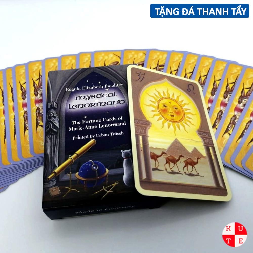 Bài Oracle Mystical Lenormand 36 Lá Tặng Đá Thanh Tẩy