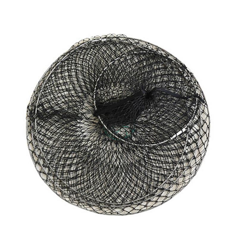 1PCS Fishing Net Cage Folding Fish Tackle Quick-drying Shrimp Net Fish Glue Shrimp Cage 60*34cm Fishing Net Tackle Accessories