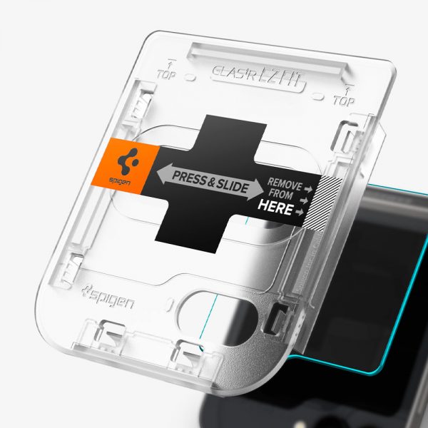 Dán cường lực Spigen Glas.tR EZ Fit Transparency cho Samsung Galaxy Z Flip 6 - Hàng chính hãng