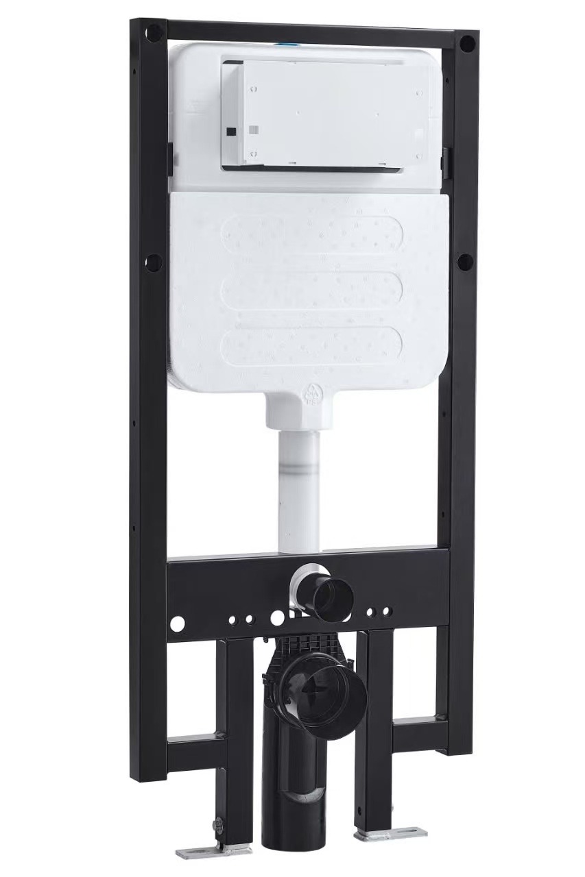 Khung nước âm tường (két cao), khung thép, kích thước: 1120 x 500 x90mm, + nhấn xả TVA2604C hiệu Trevi