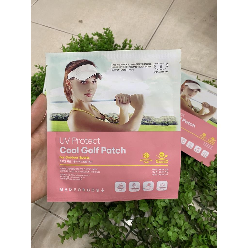 Mặt nạ chơi golf nữ Collagen chống nắng dưỡng da mặt khi lên sân nhập khẩu Hàn Quốc - 1 Cái