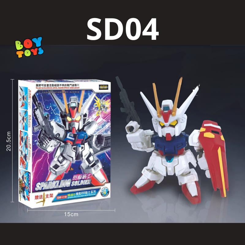 Mô hình lắp ráp GUNDAM mẫu mới SD BB bộ sưu tập Destiny Freedom Thunder Justice Pulse - CLOUDSTOREV2