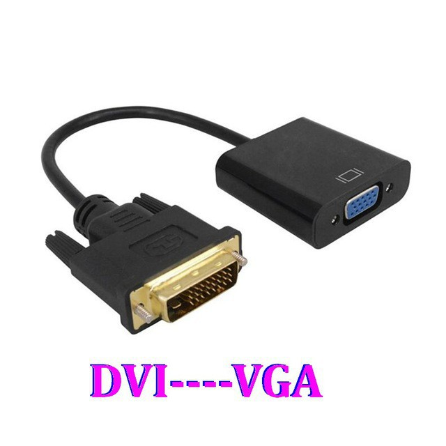 Cáp chuyển đổi DVI 24+1 sang VGA - Hàng nhập khẩu