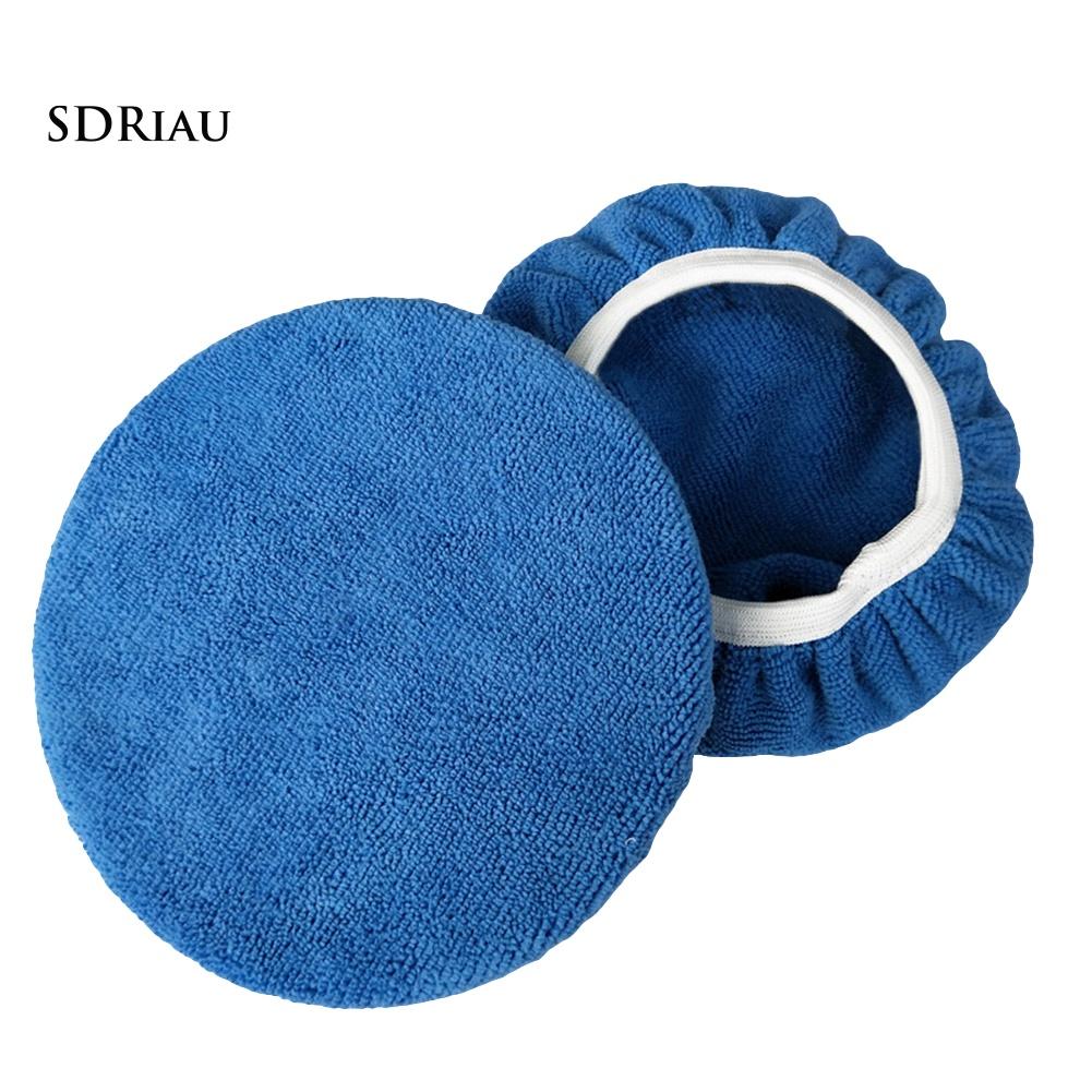 Set 2 Đệm Bọc Bảo Vệ Đầu Máy Đánh Bóng Xe Hơi