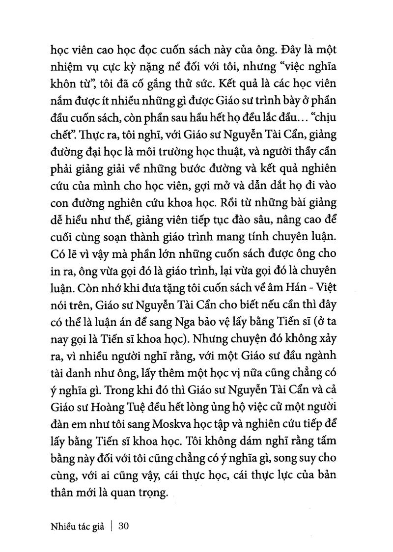 Sách Nguyễn Tài Cẩn - Học Giả Bất Yếm, Bất Quyện