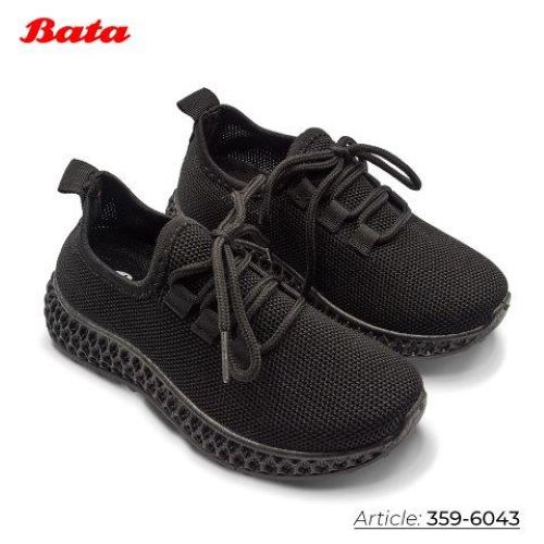 Giày sneaker trẻ em Thương hiệu Bata màu đen 359-6042