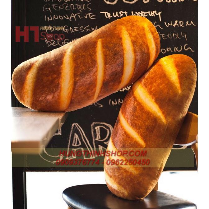 GỐI ÔM Ổ BÁNH MÌ 3D (70CM---&gt;100CM)