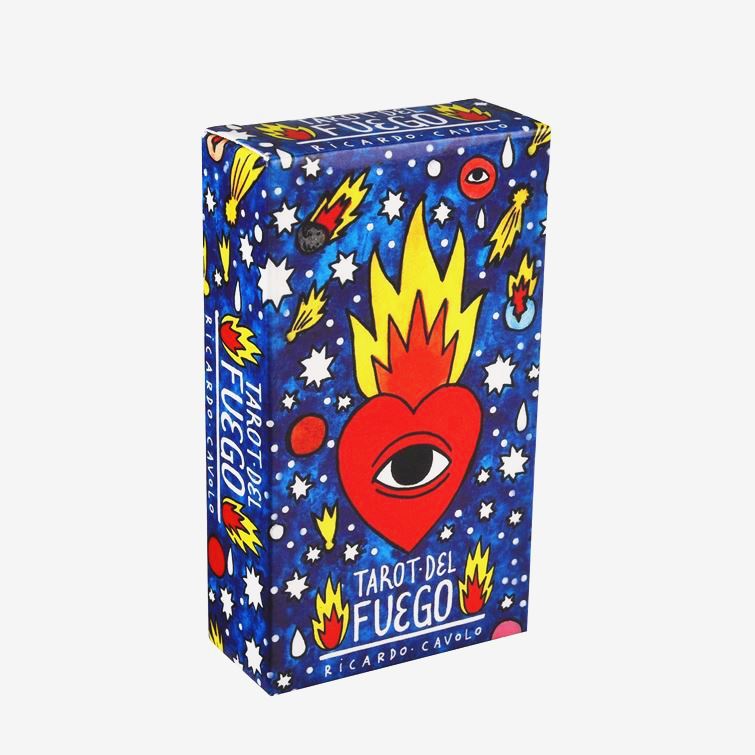 Combo Bộ Bài Del Fuego Tarot New Cao Cấp  và Túi Nhung Đựng Tarot và Khăn Trải Bàn Tarot