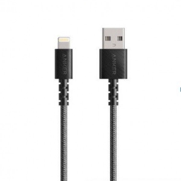 Dây Cáp Sạc Lightning Chuẩn Mfi Cho Iphone Anker Lightning Powerline Select A8012 0.9M A8013 1.8M - Hàng Chính Hãng - A8012 - 0.9M - Đen