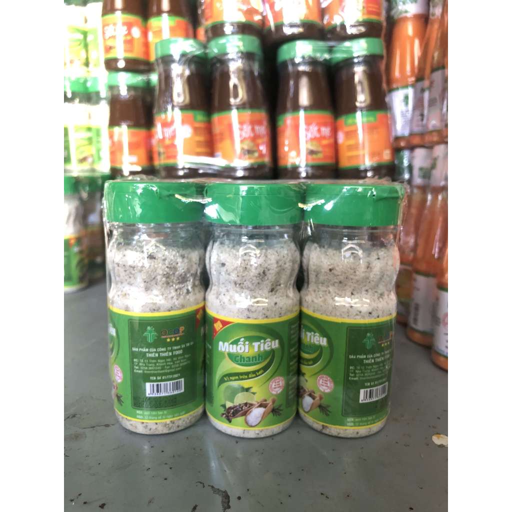 Muối Tiêu Chanh Thiên Thiên Food 100gr - Muối chấm hải sản, đồ nướng