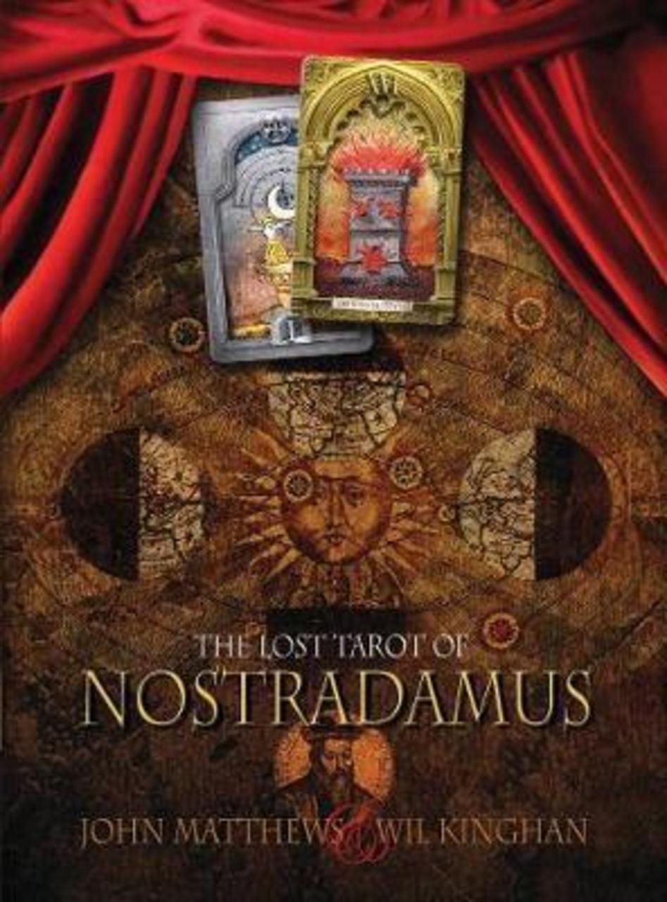 Sách - The Lost Tarot of Nostradamus by John Matthews Wil Kinghan (UK edition, paperback)