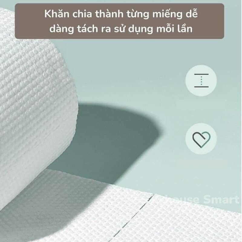 [FRESHIP 50K] Khăn lau mặt dùng 1 lần lau khô lau ướt-khăn giấy cotton dùng 1 lần- Khăn đa năng -khăn tẩy trang