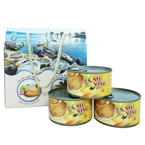 LÔ 6 hộp CÁ MÈ VINH kho lạt - Thương hiệu ANTESCO