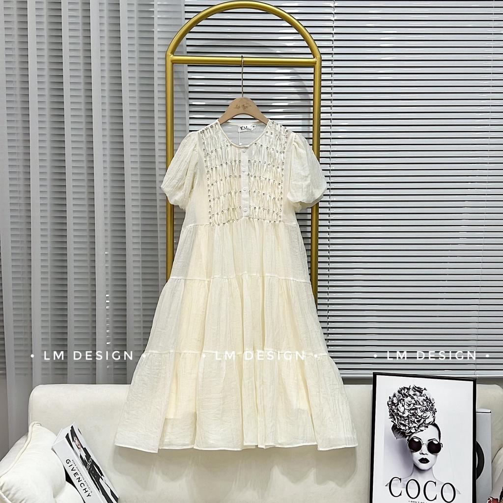 VÁY ĐI CHƠI, VÁY BABYDOLL CỔ TRÒN TAY NGẮN DÁNG DÀI XÒE CỰC XINH XỈU