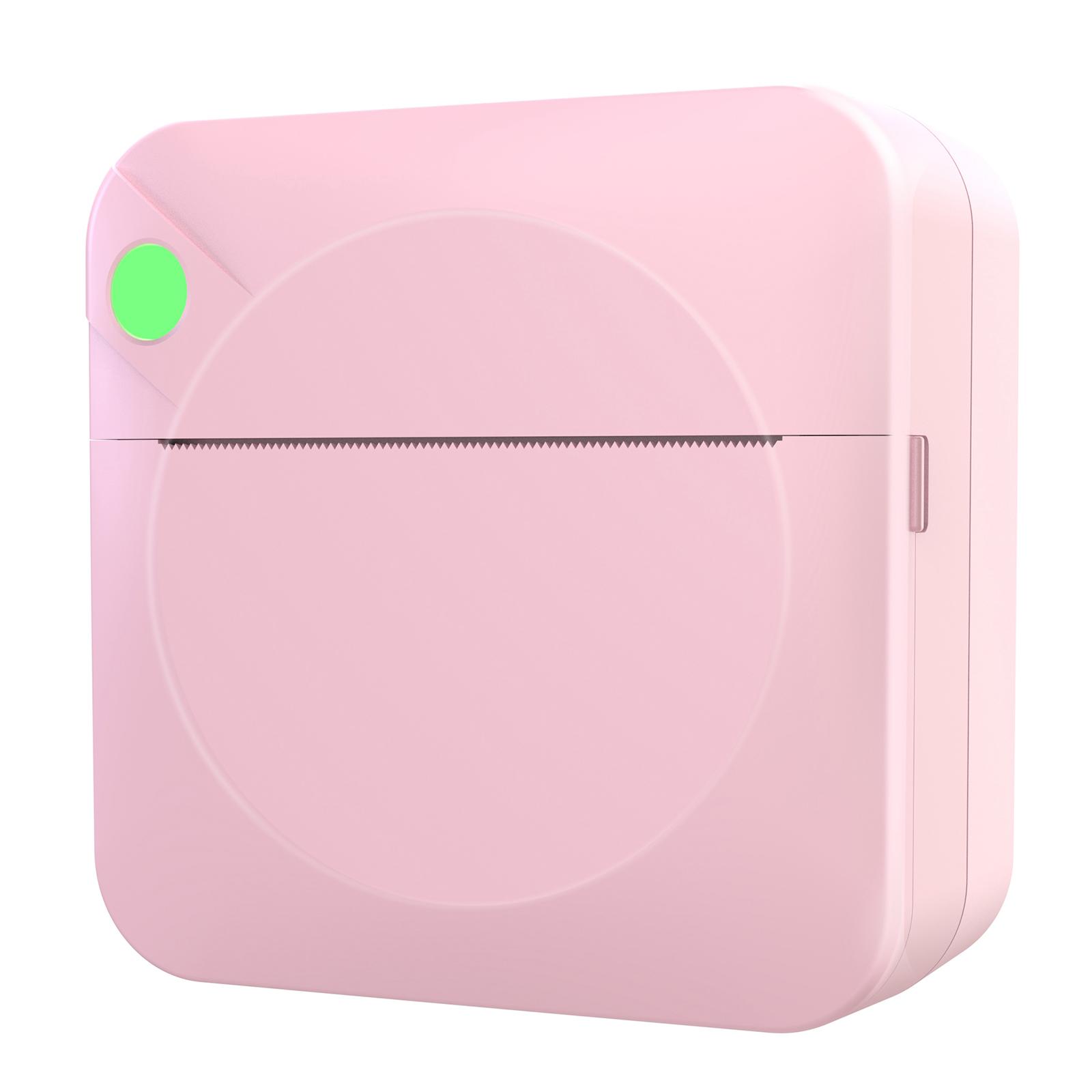 Mini Pocket Photo Printer BT Connection for Picture DIY Handcraft List Journal Notes Memo Receipt Paper Study English Version