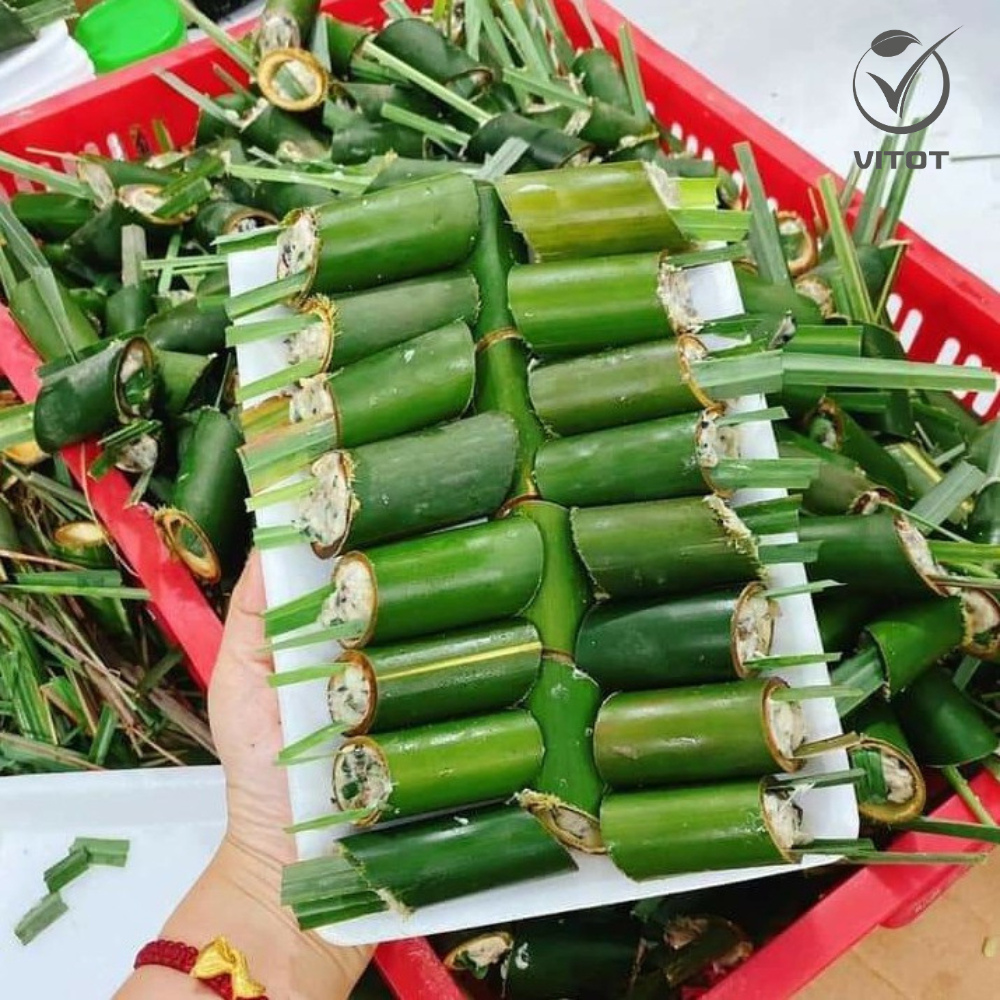 - CHẢ ỐC NỨA VITOT ĐẶC SẢN XỨ TUYÊN 1 KHAY 12 MIẾNG