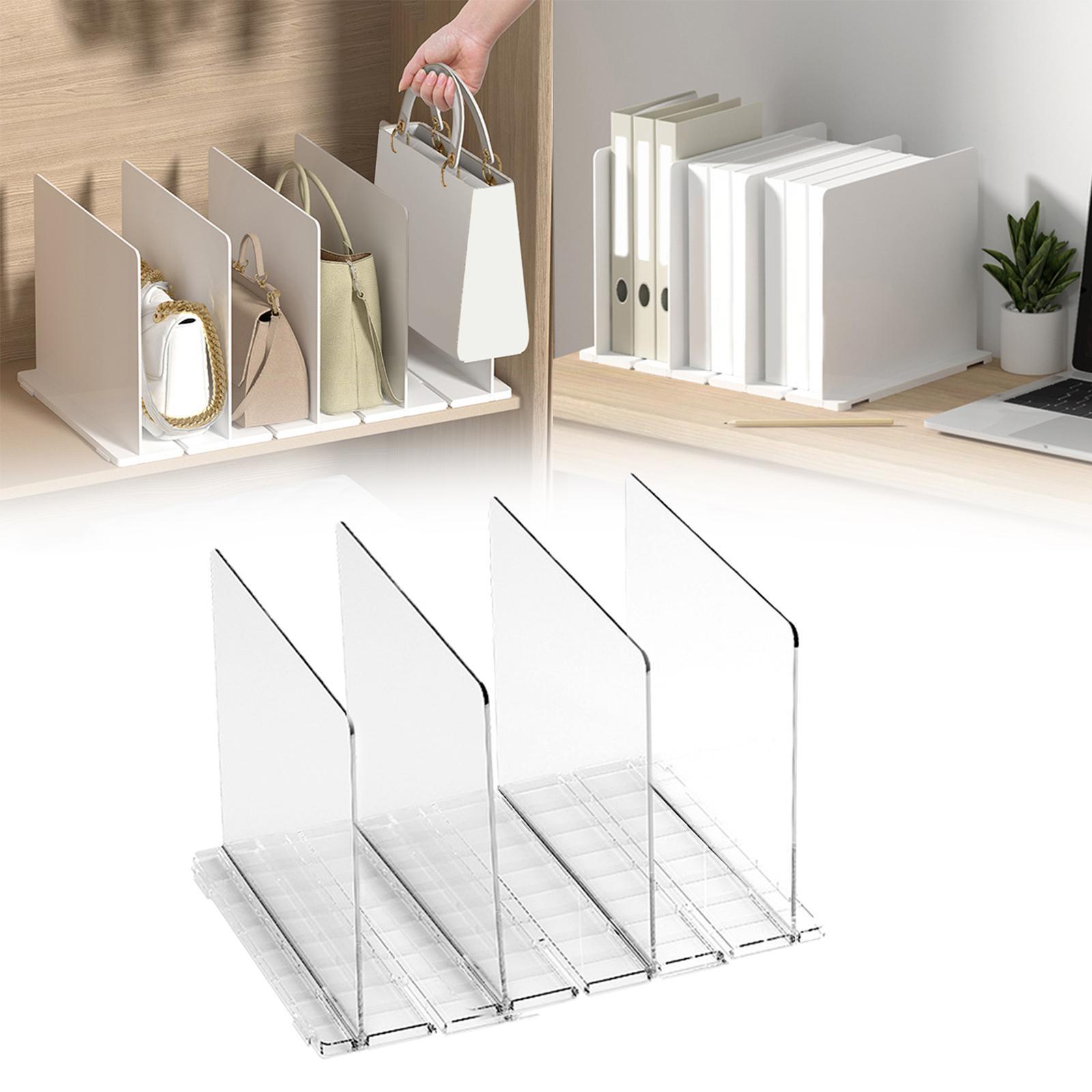Closet Shelf Dividers Partition Practical Smooth Edges Closets Shelf Separator for Bookcases
