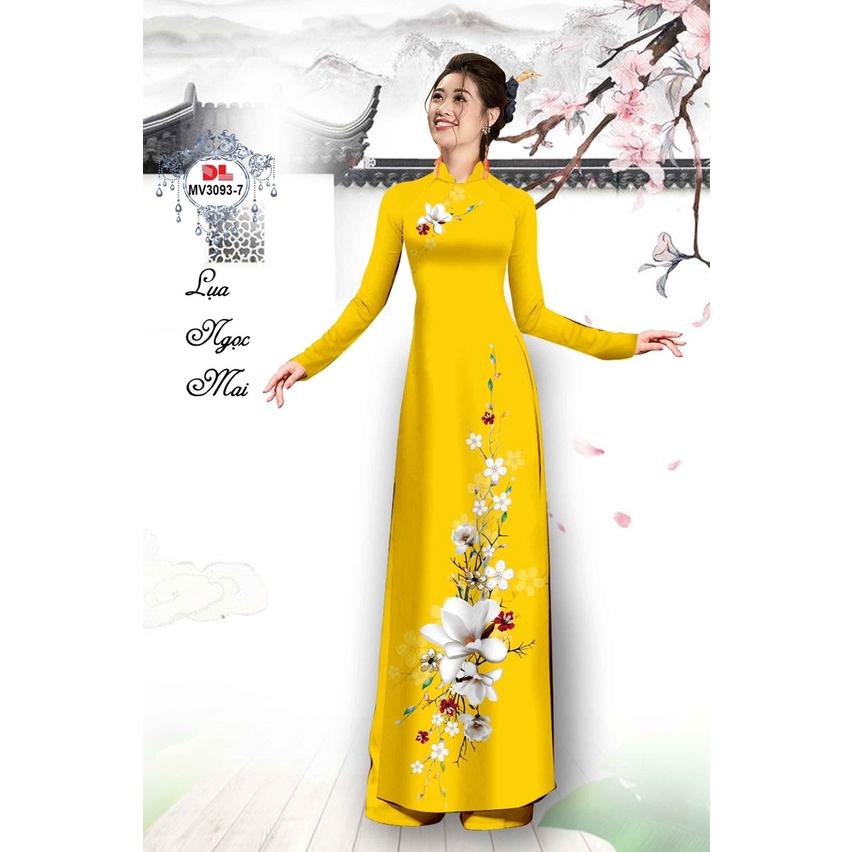 Vải Áo Dài Hoa sứ