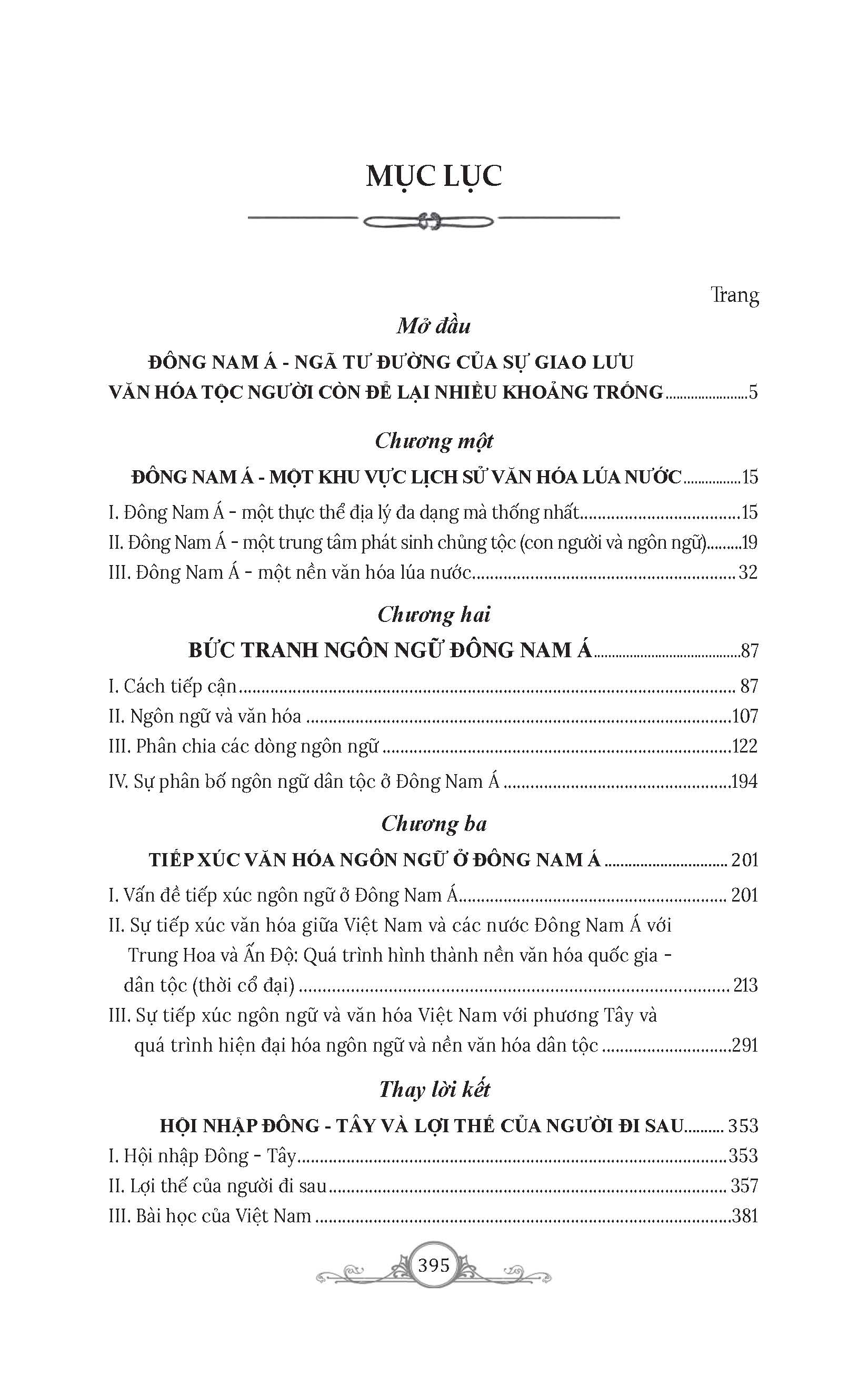 Lịch Sử Văn Hóa Đông Nam Á - Ngôn Ngữ Văn Hóa Tộc Người Ở Việt Nam Và Đông Nam Á