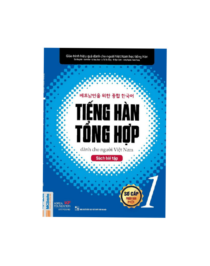 Trọn bộ 2 cuốn sách tiếng hàn tổng hợp cho người Việt Nam sơ cấp 1 + sách bài tập ( tặng kèm bút bi)