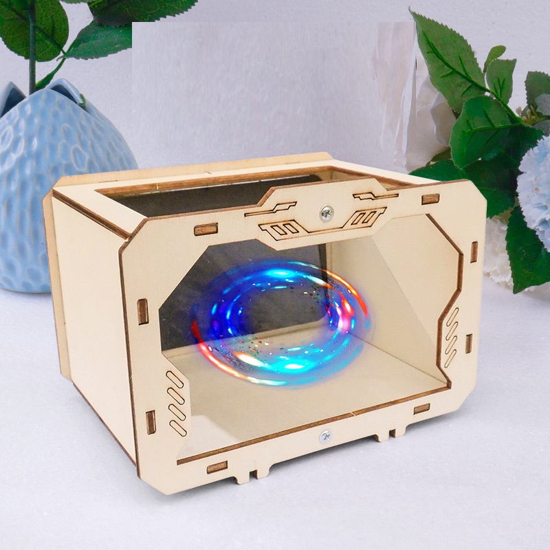 Máy chiếu phim 3D hologram bằng gỗ cho bé