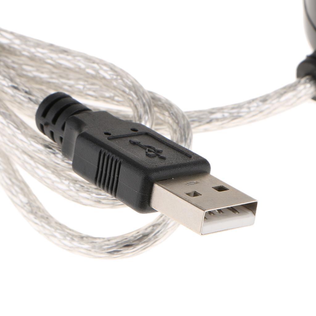 USB Guitar Cable USB Recording Computer Recording Cable for PC