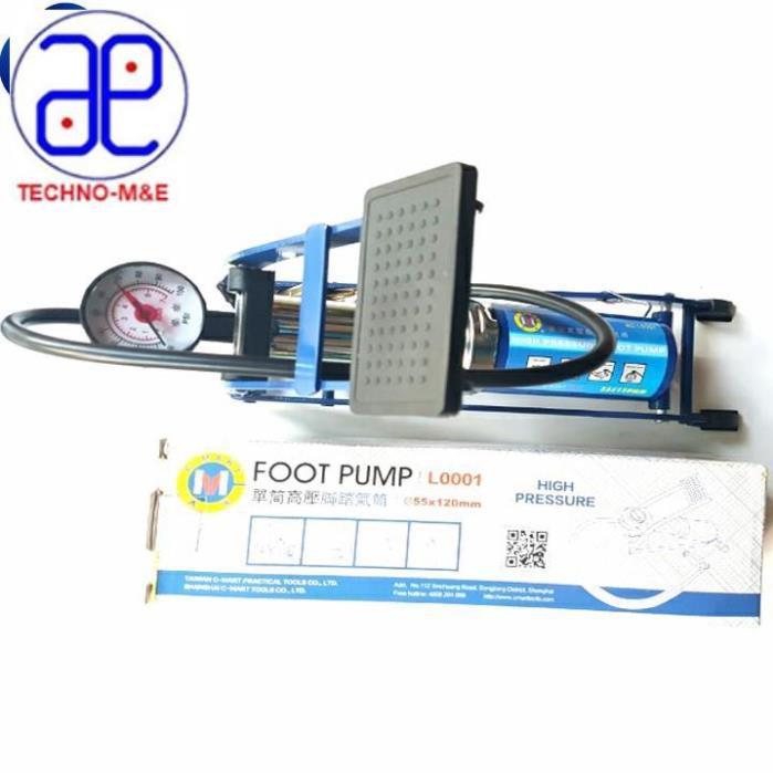 Bơm đạp 1 ống C-MART L0001 RẺ HƠN HOÀN TIỀN