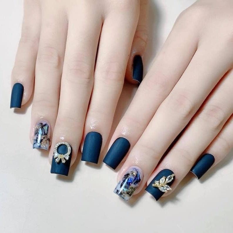Phụ kiện đính móng tay cao cấp, charm nơ đá gắn móngThiên Di Nail