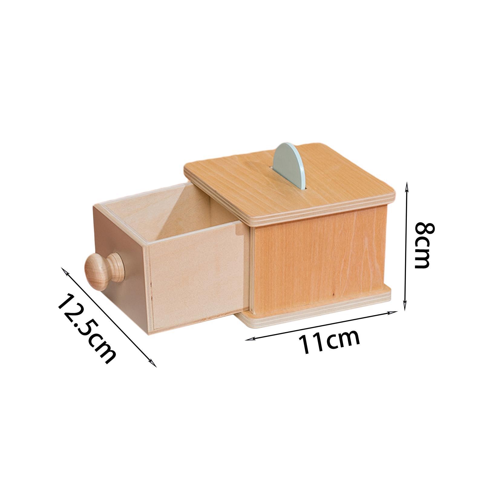 Wooden Box Montessori Toys Preschool Learning Material for Boys Girls