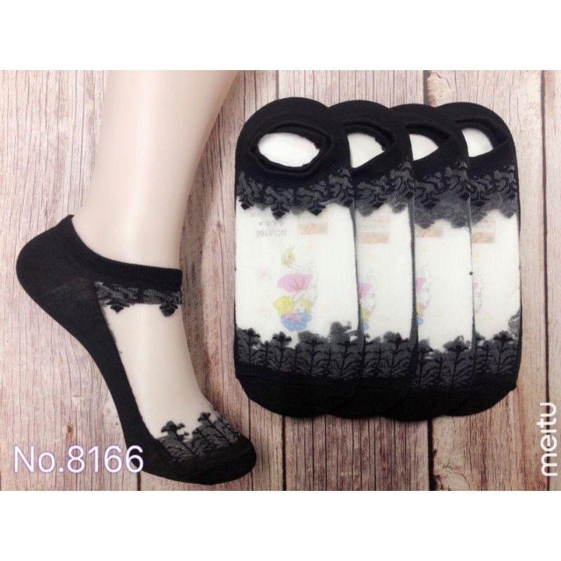 Set 10 đôi tất nữ ngắn cổ, tất kính, tất hoa cúc