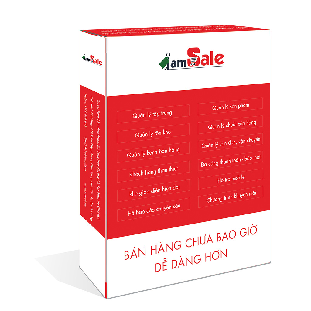 Phần mềm quản lý bán hàng đa kênh iamSale - PROFESSIONAL - 1 năm