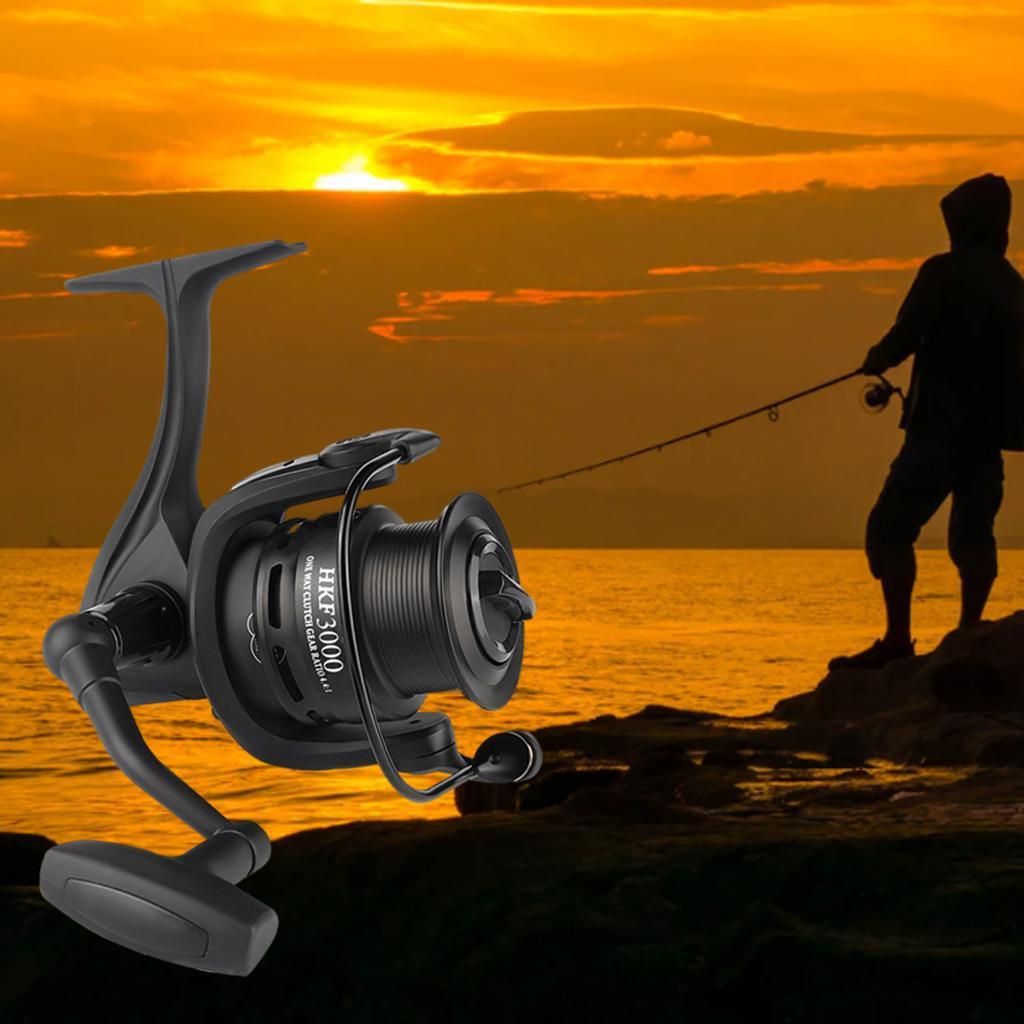 Fishing Reel Smooth High Speed Powerful 5.2:1/4.4:1 Gear Ratio Smooth Fishing Reels 3000-6000 for Lake Boat Ice Fishing